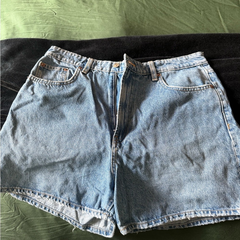 Zara Light Blue Denim Jean Shorts